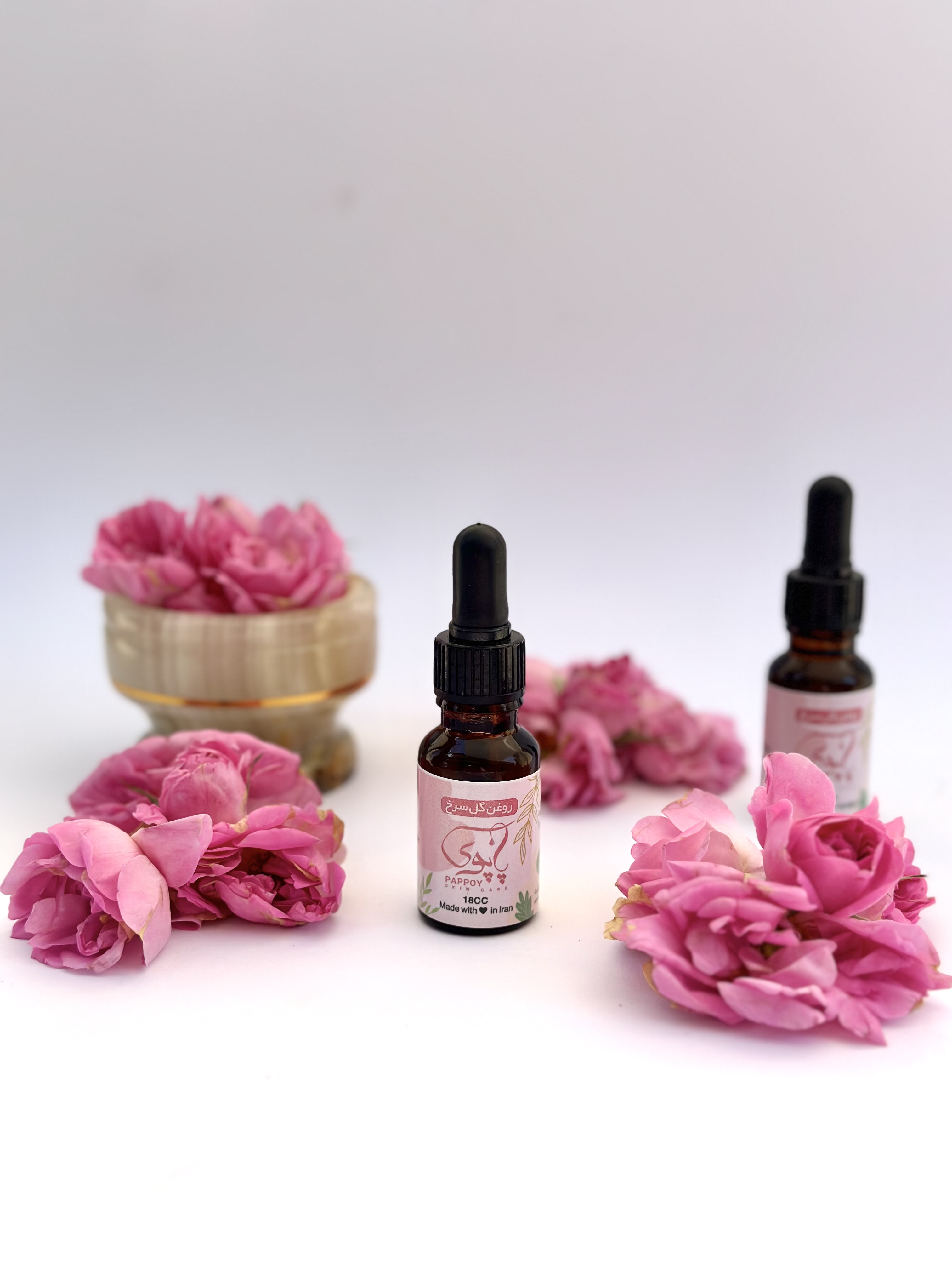 روغن گل سرخ آبرسان طبیعی پوست سایز کوچک