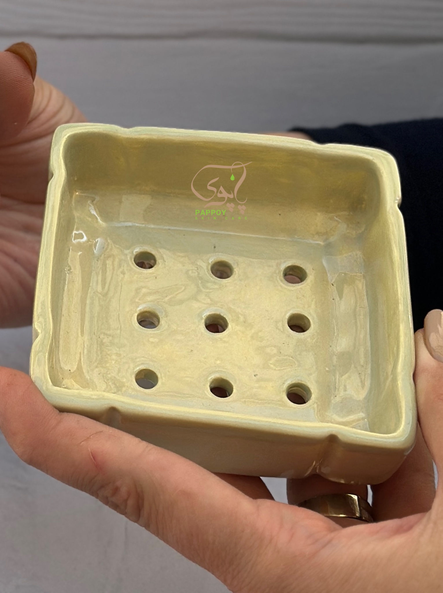 جاصابونی سرامیکی رنگ سدری